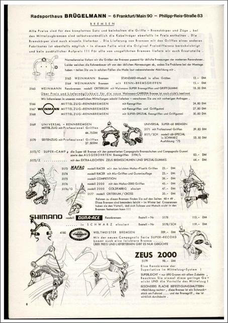 Brügelmann catalog (1975)