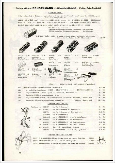 Brügelmann catalog (1975)