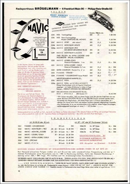 Brügelmann catalog (1975)