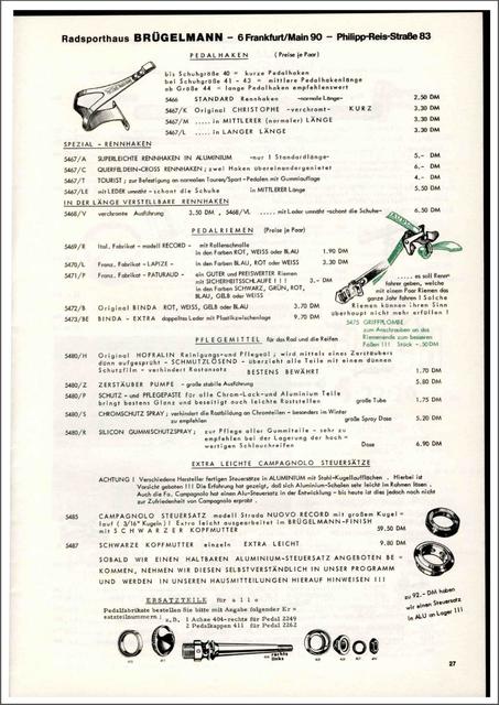 Brügelmann catalog (1975)