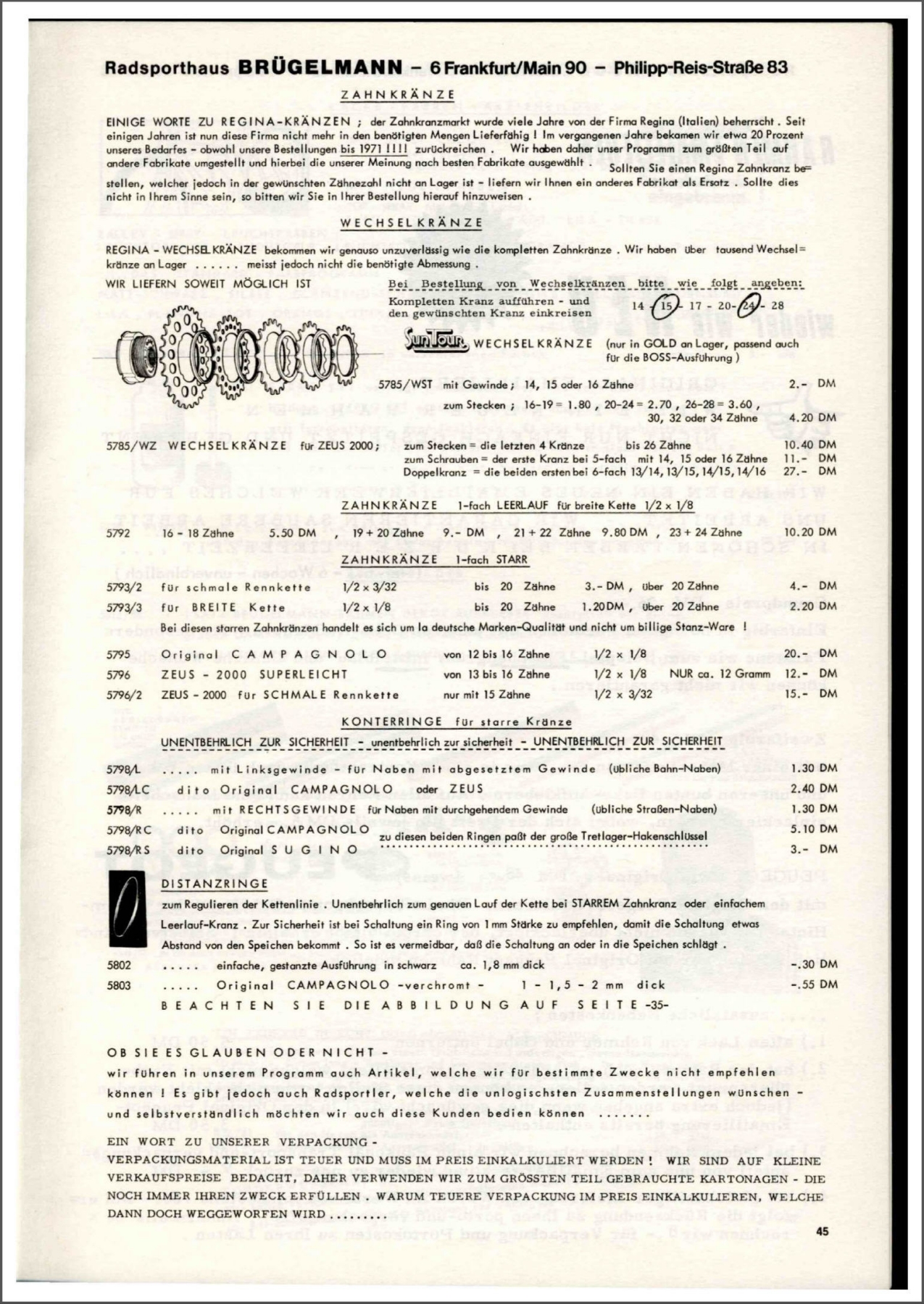 Brügelmann catalog (1975)