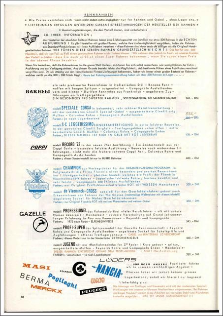 Brügelmann catalog (1975)