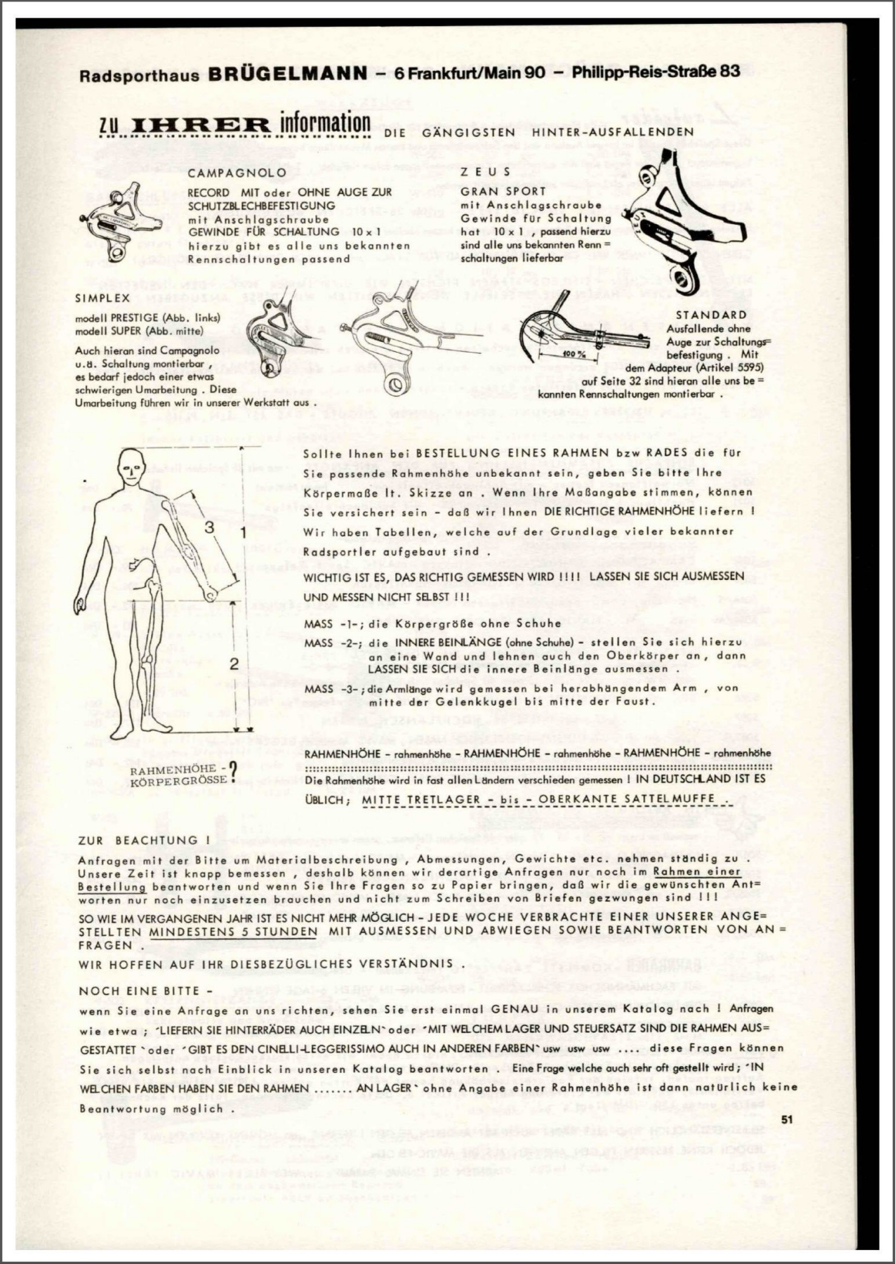 Brügelmann catalog (1975)