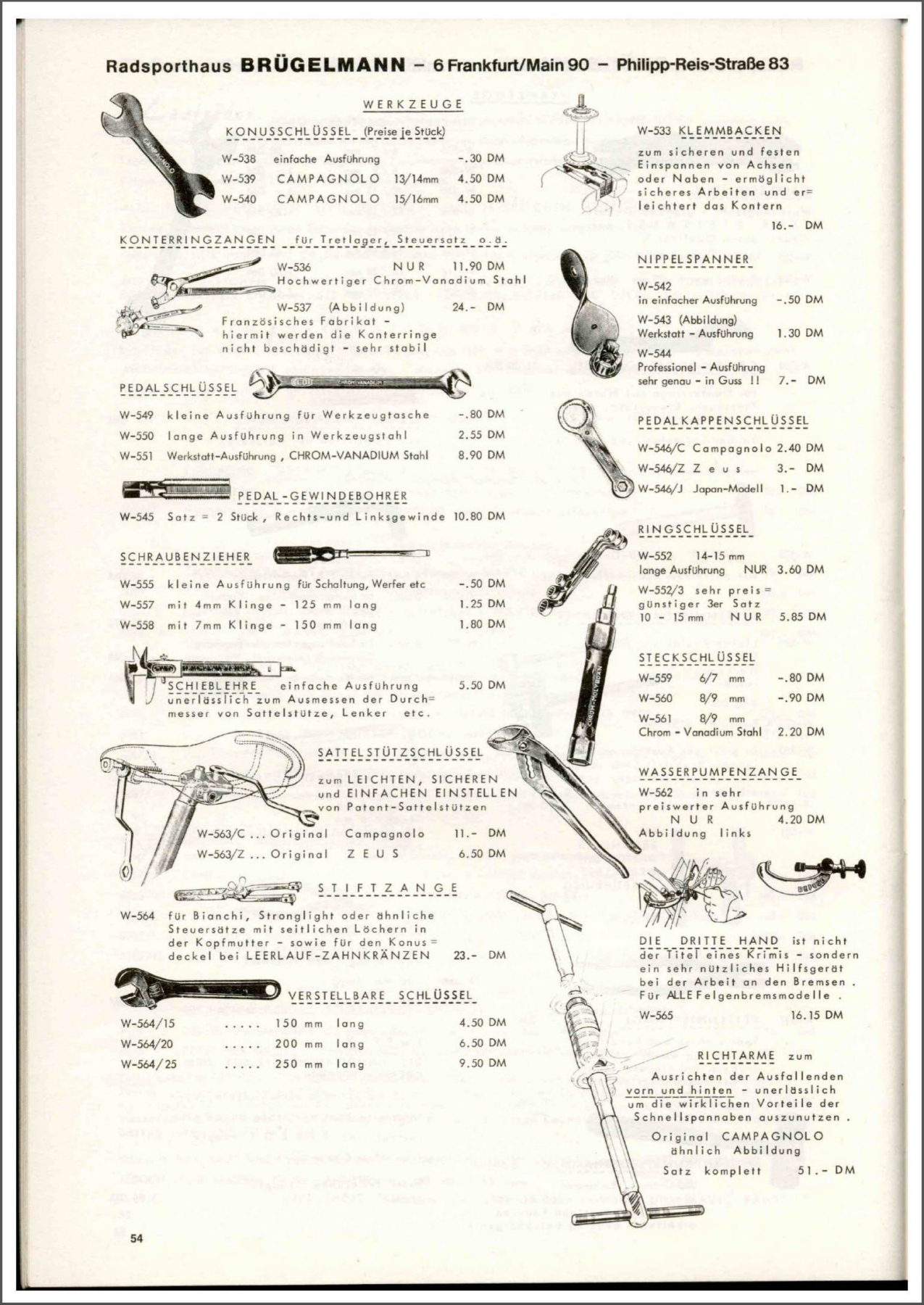 Brügelmann catalog (1975)