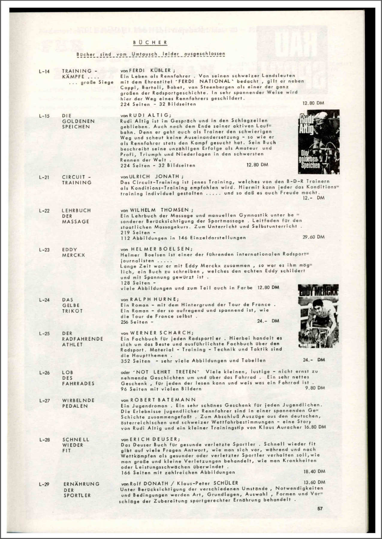 Brügelmann catalog (1975)