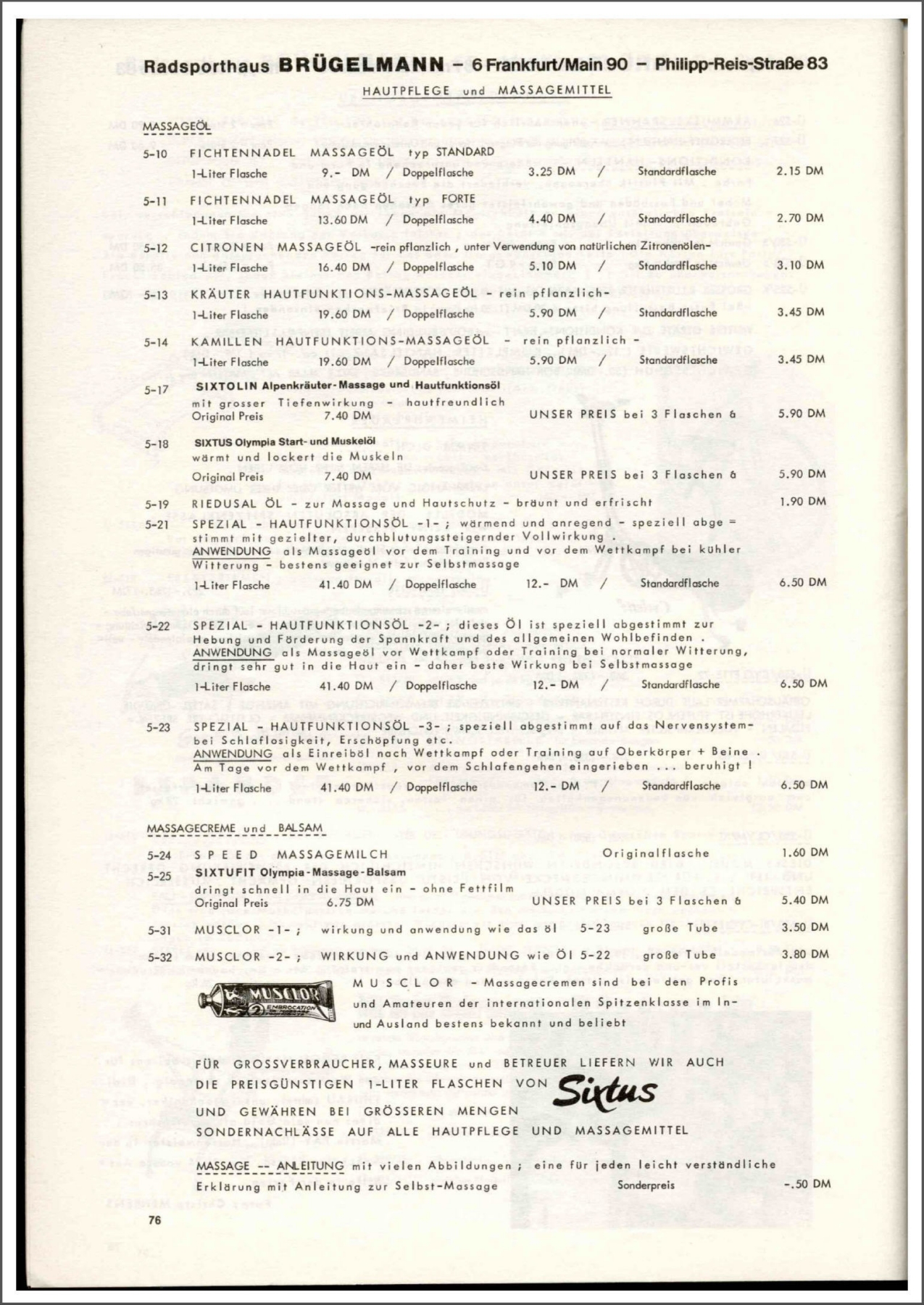 Brügelmann catalog (1975)
