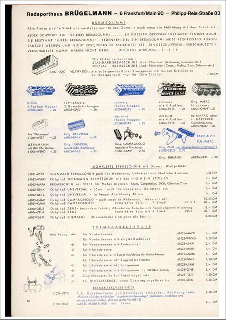 Brügelmann catalog (1976)