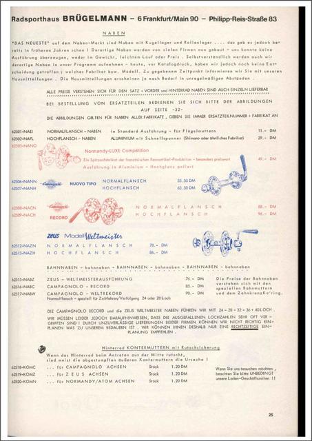 Brügelmann catalog (1976)