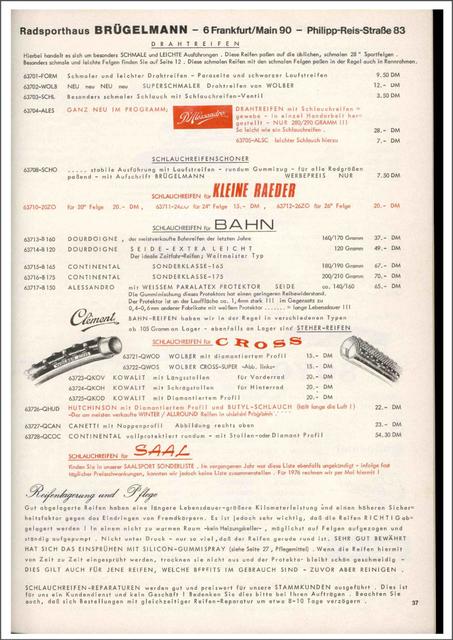 Brügelmann catalog (1976)