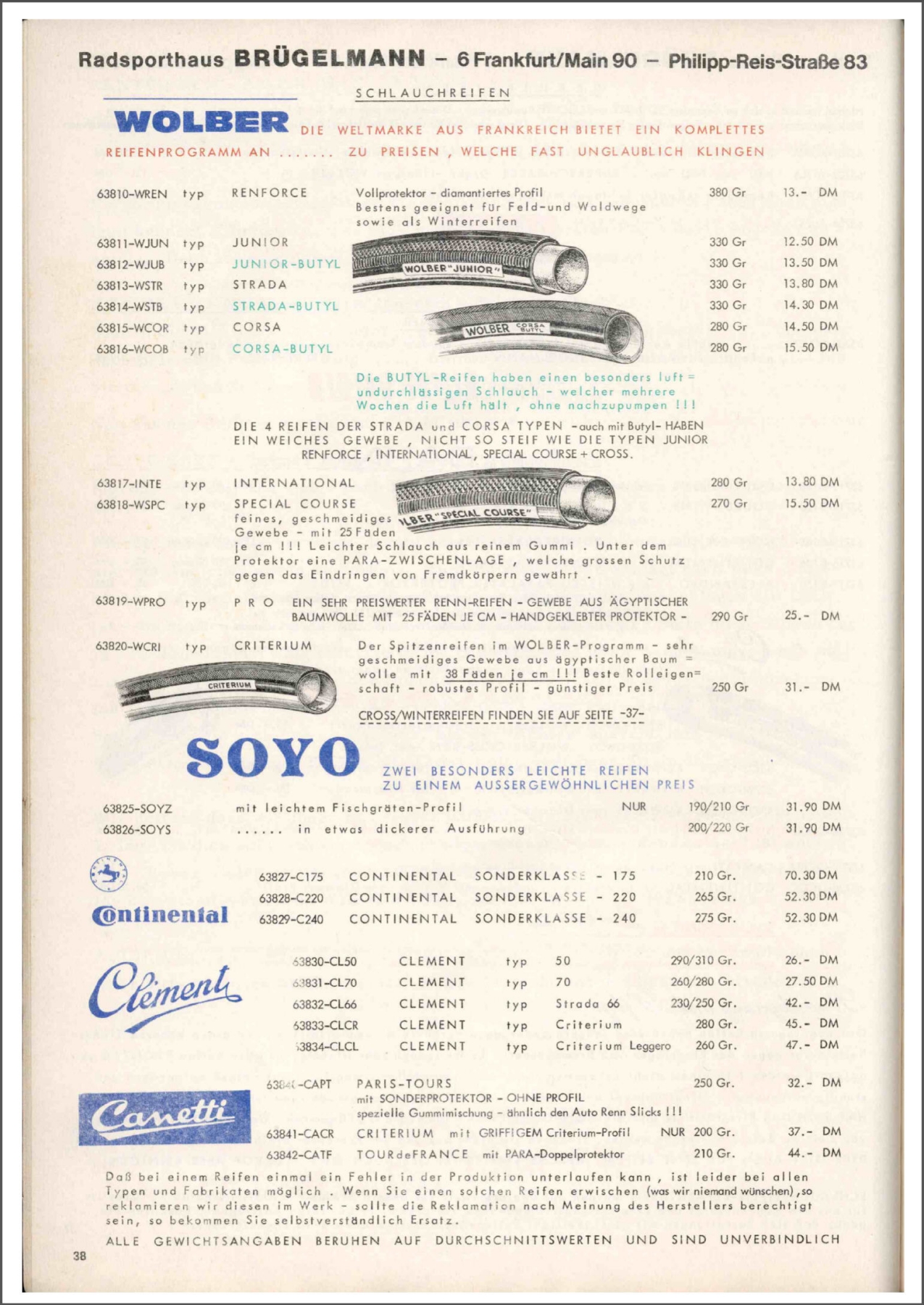 Brügelmann catalog (1976)