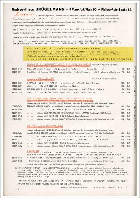 Brügelmann catalog (1976)