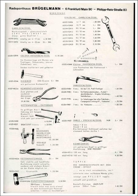 Brügelmann catalog (1976)