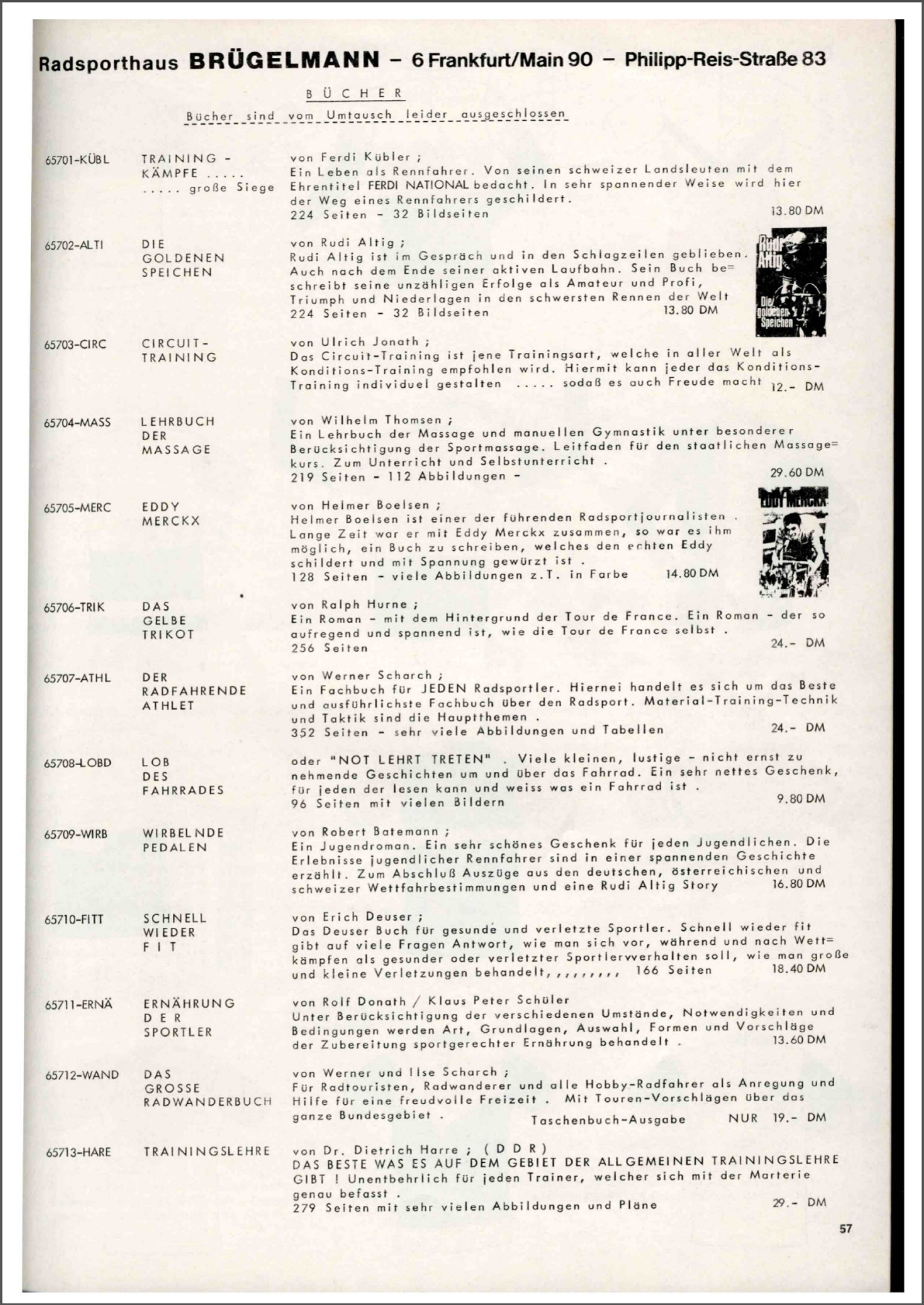 Brügelmann catalog (1976)