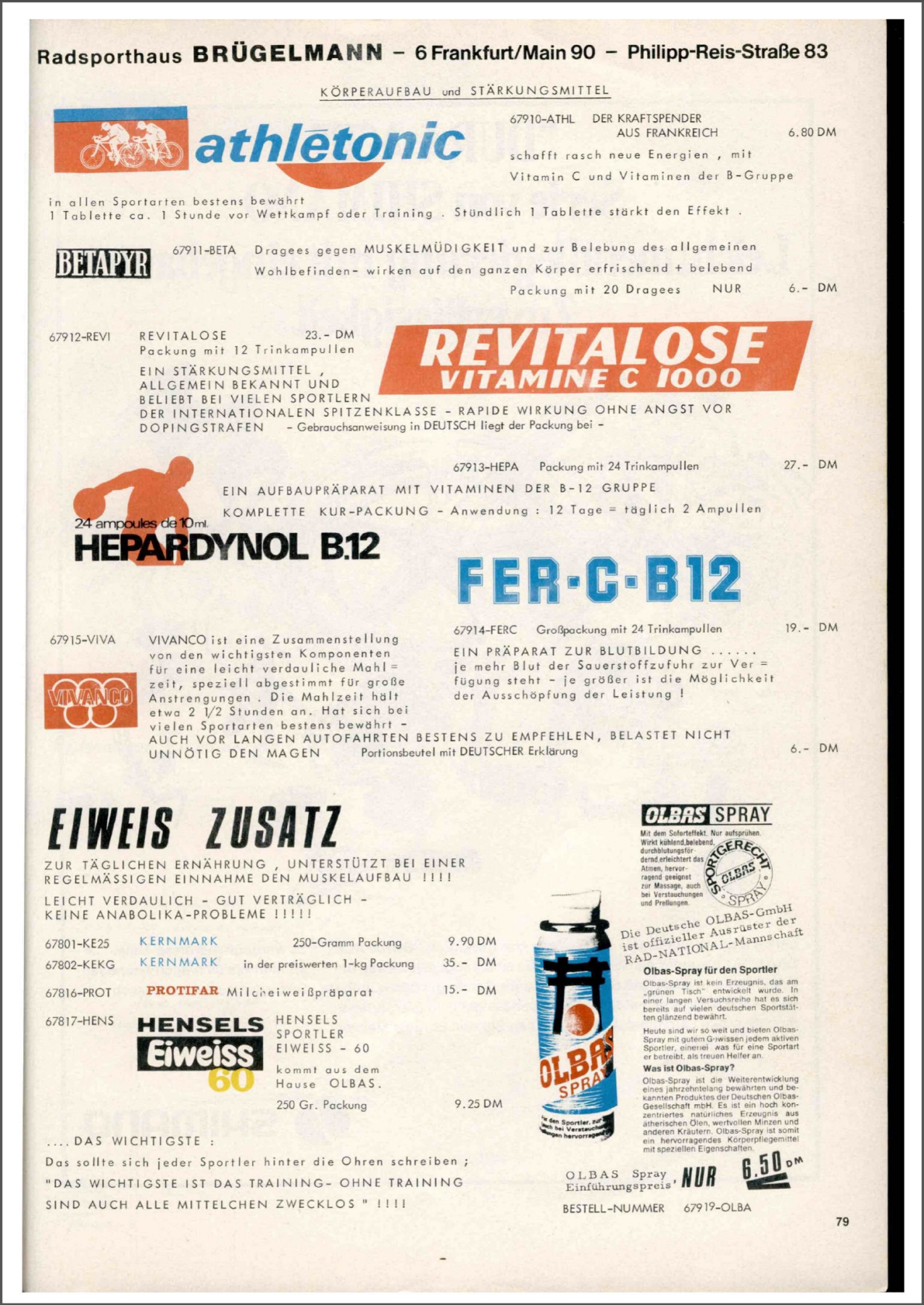 Brügelmann catalog (1976)