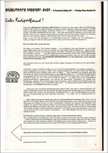 Brügelmann catalog (1977)