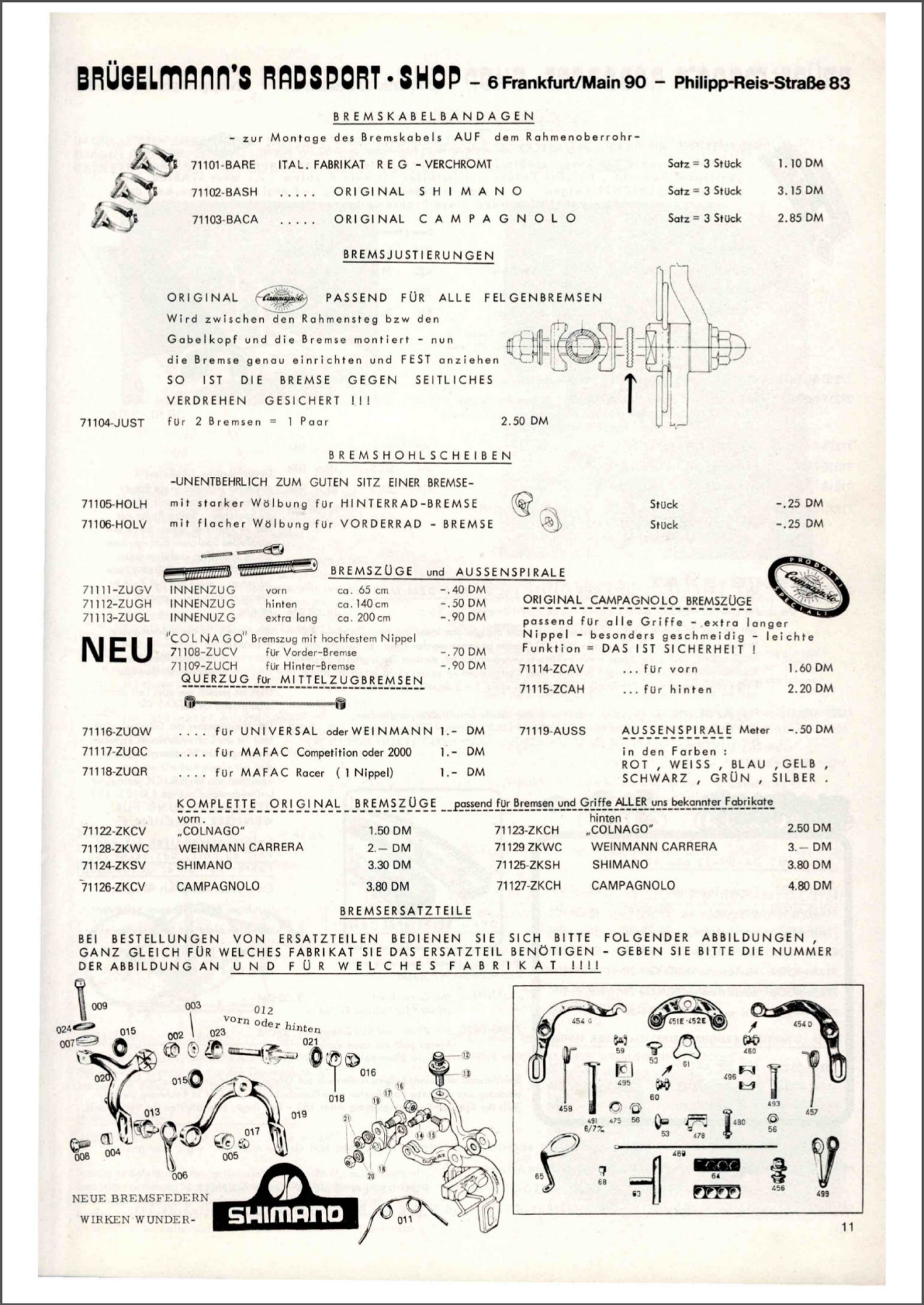 Brügelmann catalog (1977)