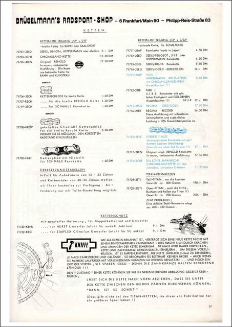 Brügelmann catalog (1977)