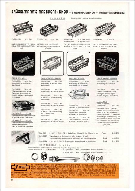 Brügelmann catalog (1977)