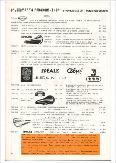 Brügelmann catalog (1977)