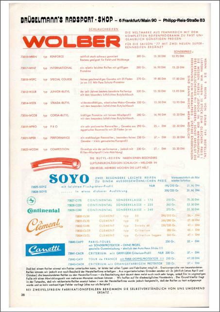 Brügelmann catalog (1977)