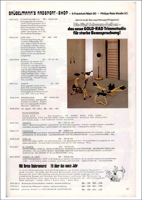 Brügelmann catalog (1977)