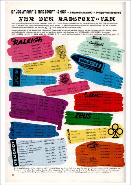 Brügelmann catalog (1977)