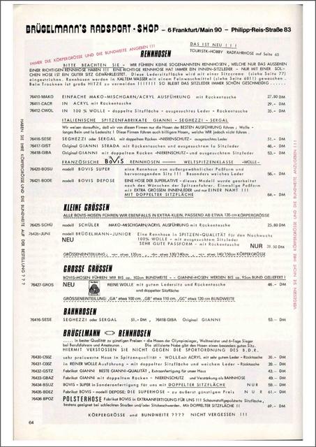Brügelmann catalog (1977)