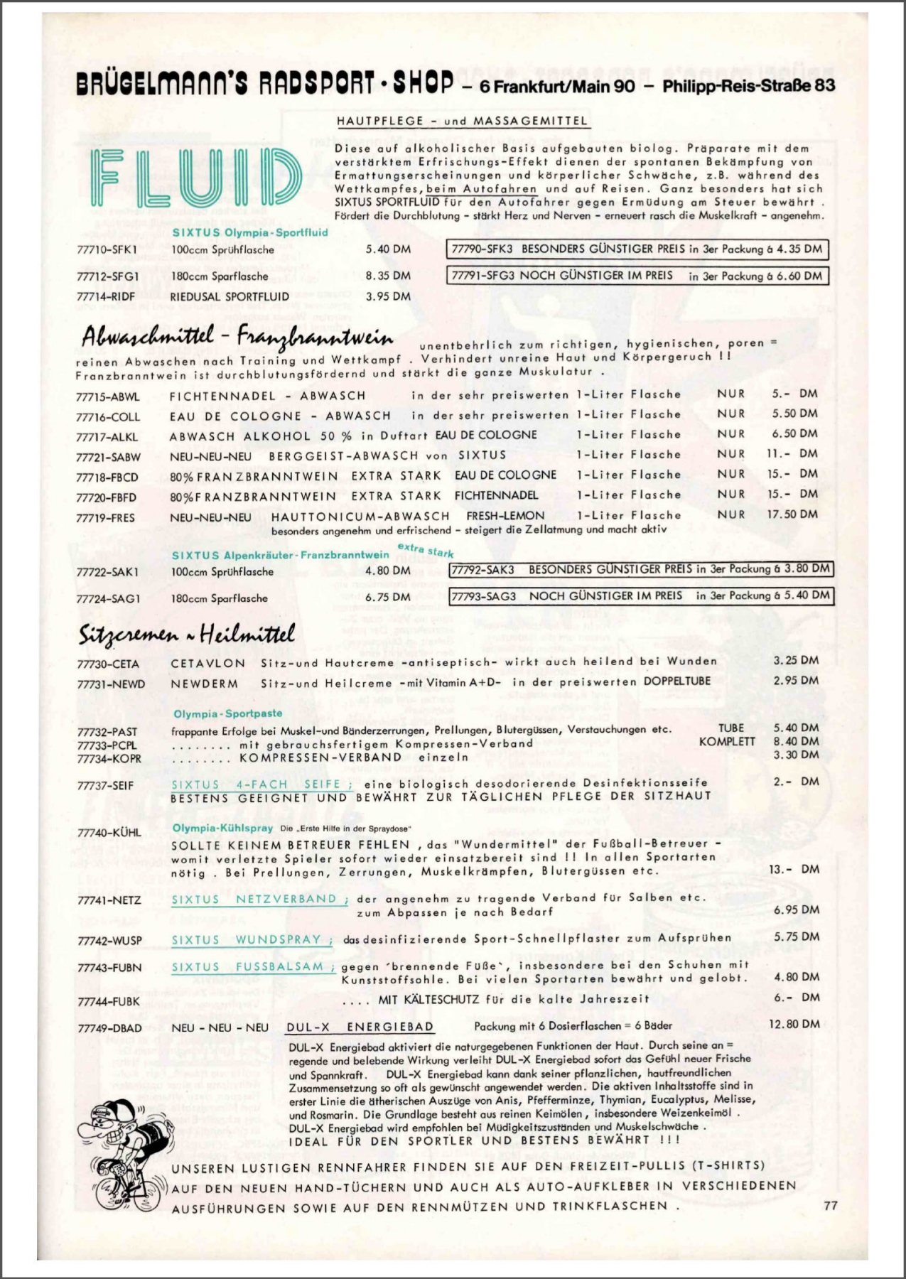 Brügelmann catalog (1977)