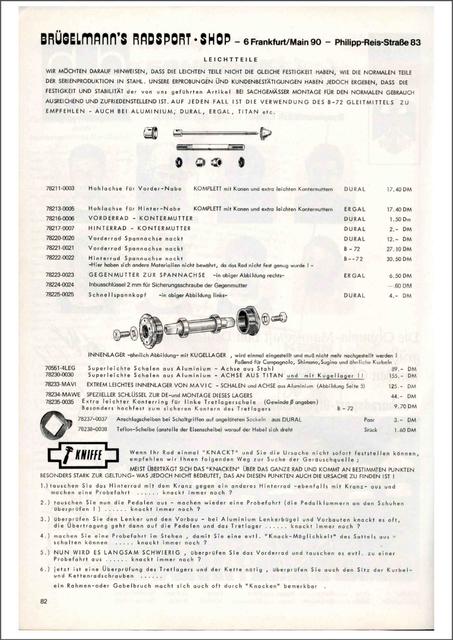 Brügelmann catalog (1977)