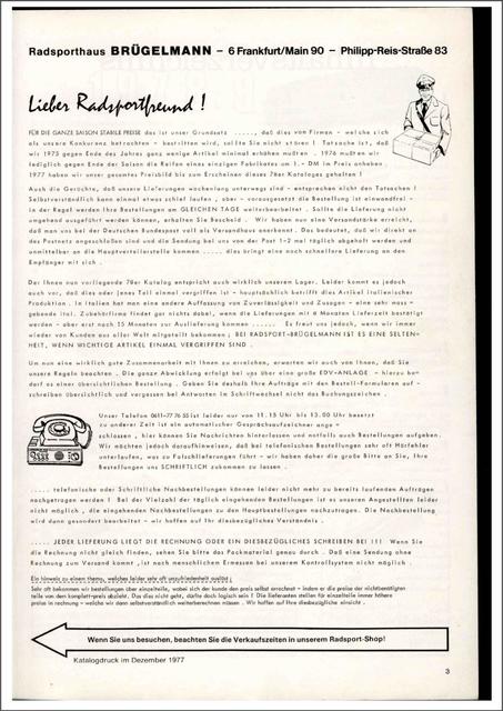 Brügelmann catalog (1978)
