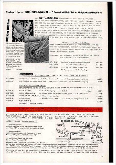 Brügelmann catalog (1978)