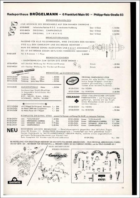 Brügelmann catalog (1978)
