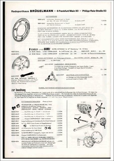Brügelmann catalog (1978)