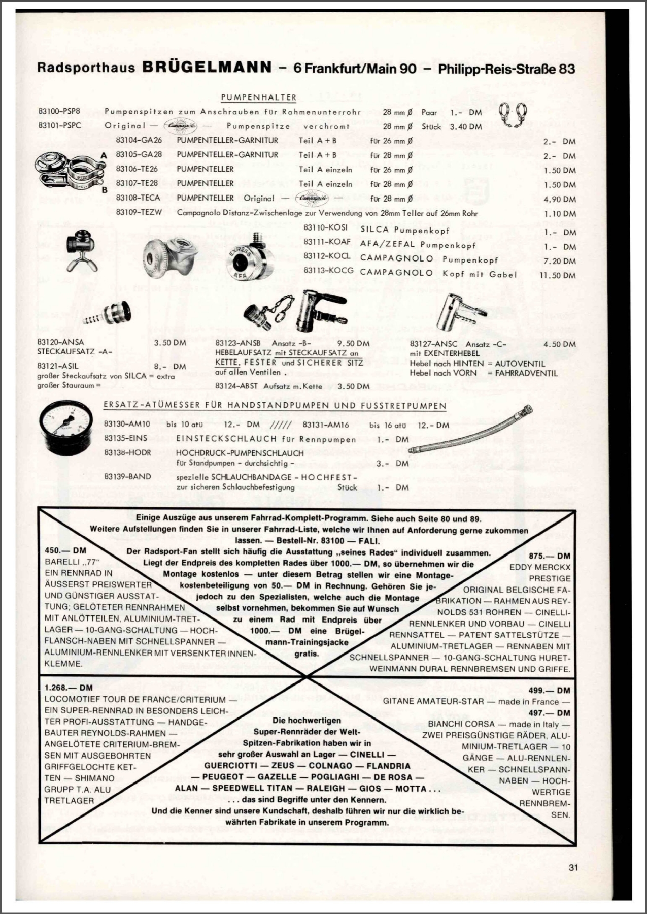 Brügelmann catalog (1978)