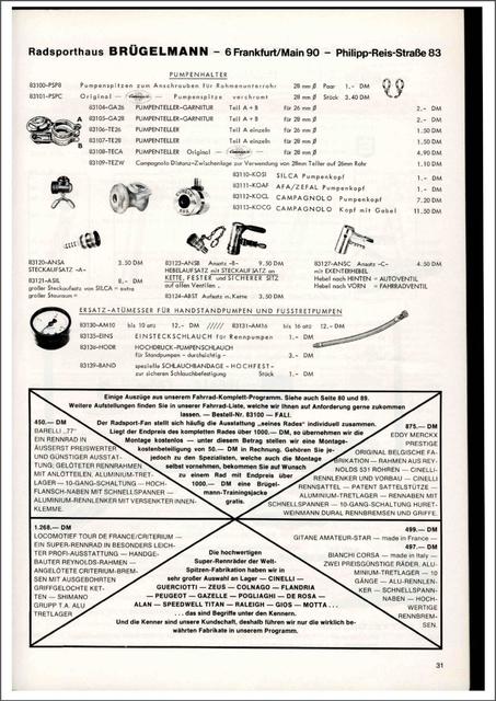 Brügelmann catalog (1978)