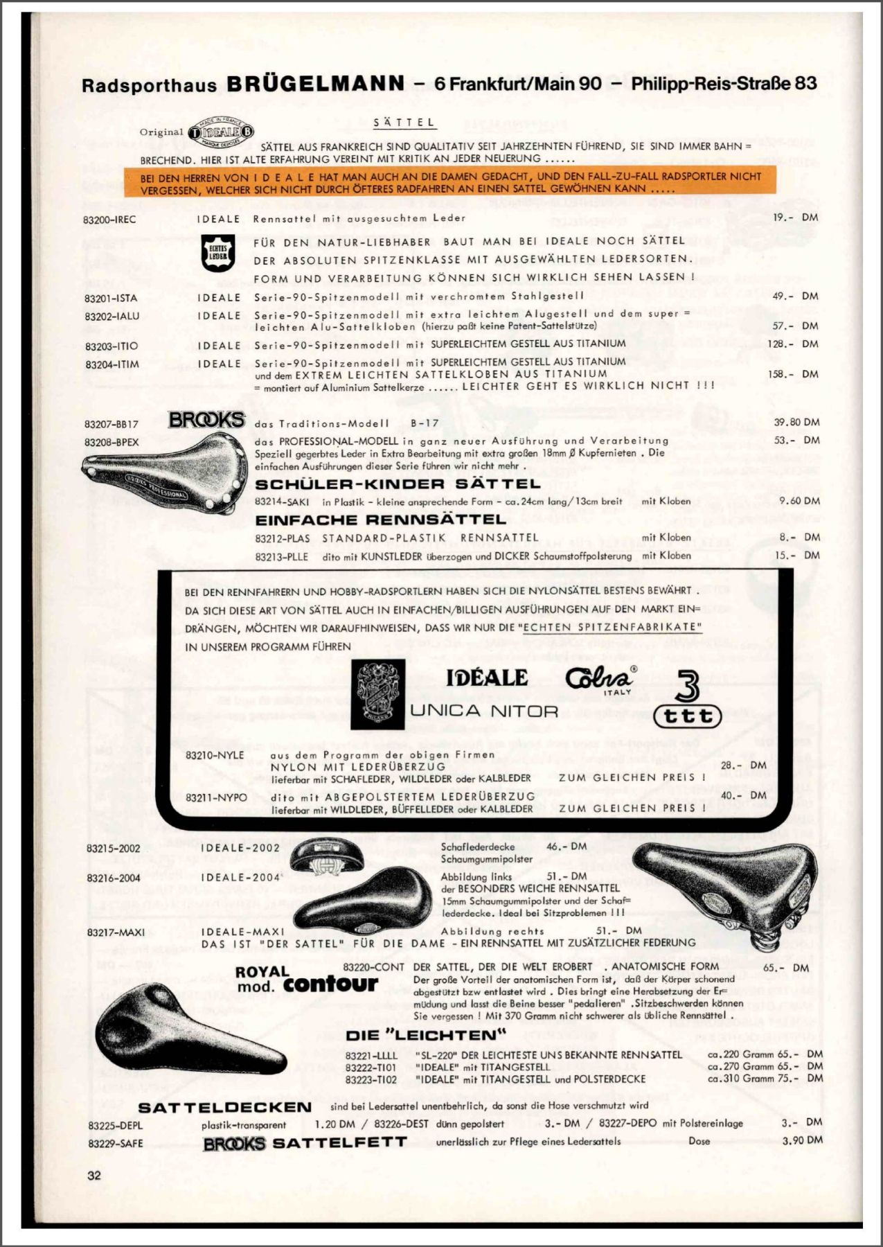 Brügelmann catalog (1978)