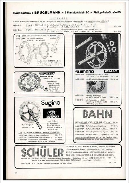 Brügelmann catalog (1978)