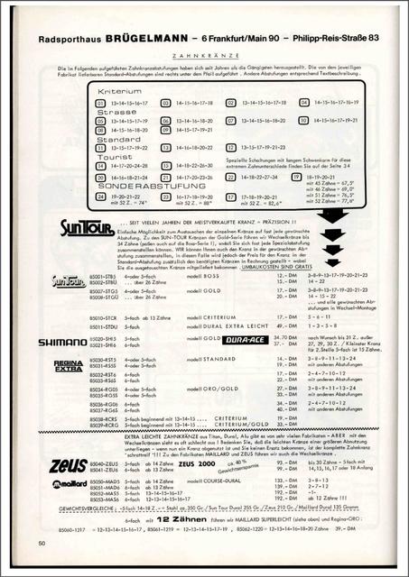 Brügelmann catalog (1978)