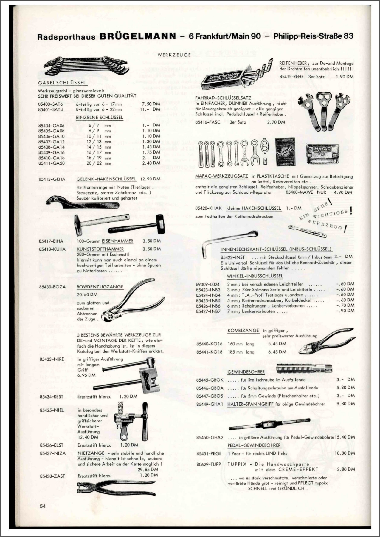 Brügelmann catalog (1978)