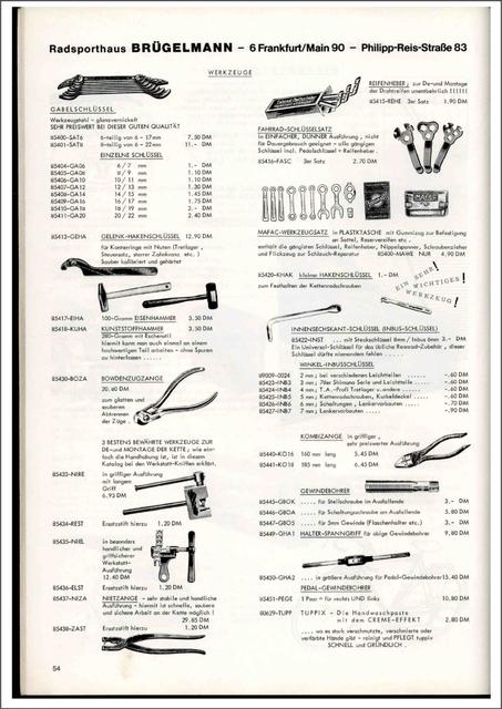 Brügelmann catalog (1978)