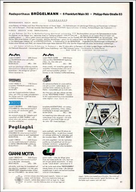 Brügelmann catalog (1978)