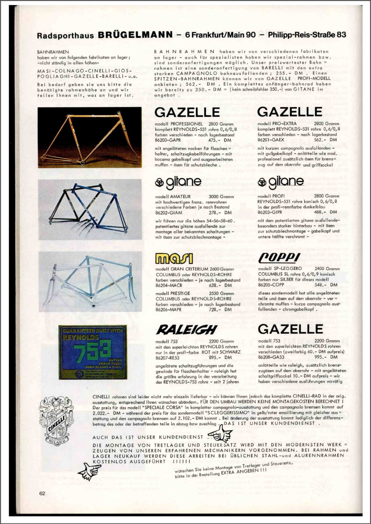 Brügelmann catalog (1978)