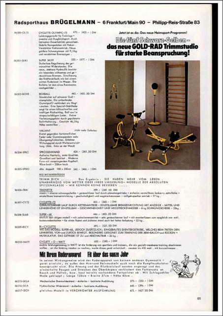 Brügelmann catalog (1978)