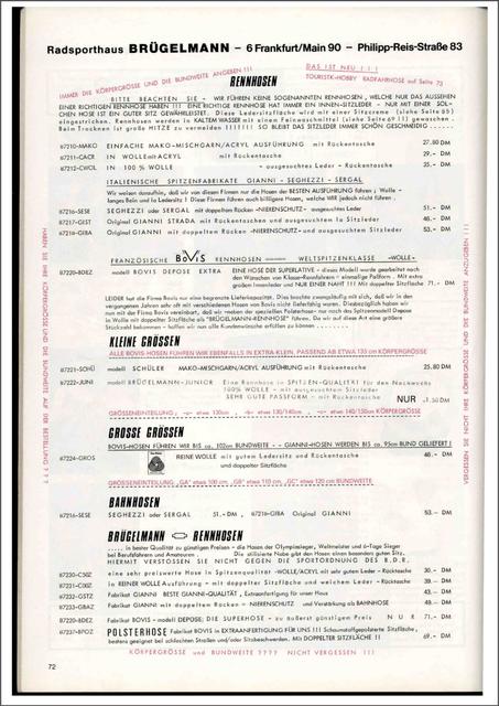 Brügelmann catalog (1978)