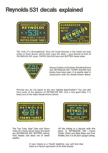 Reynolds "Top Tubes" booklet (12-1972)