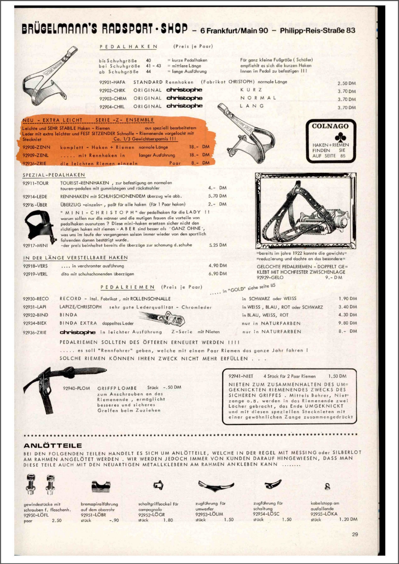 Brügelmann catalog (1979)