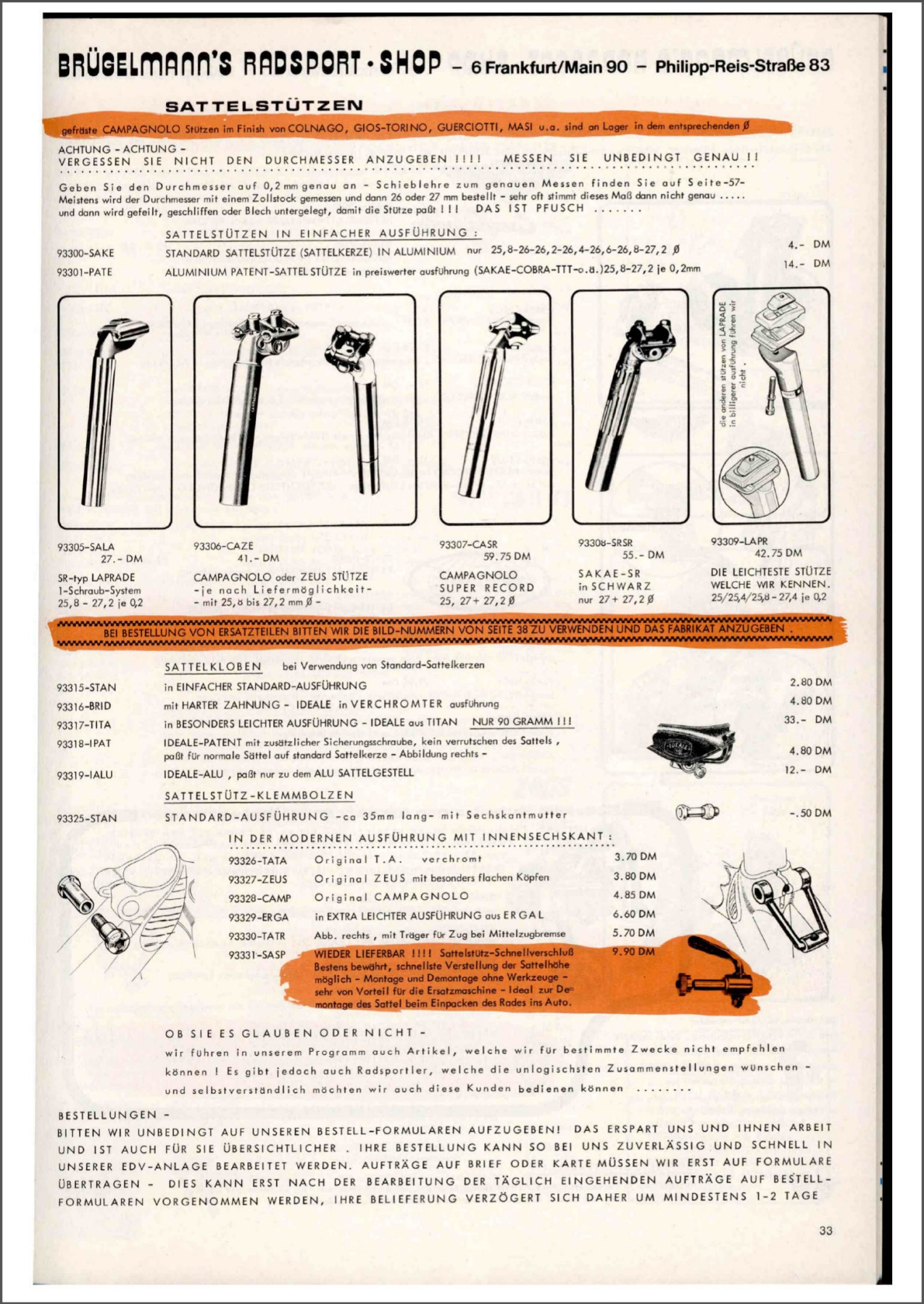Brügelmann catalog (1979)