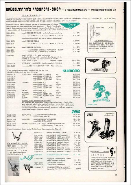 Brügelmann catalog (1979)
