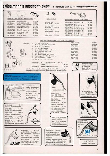 Brügelmann catalog (1980)