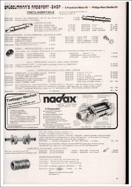 Brügelmann catalog (1980)